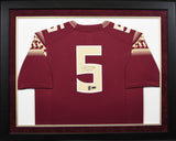 Jameis Winston Autographed Florida State Seminoles #5 Nike Limited Framed Jersey