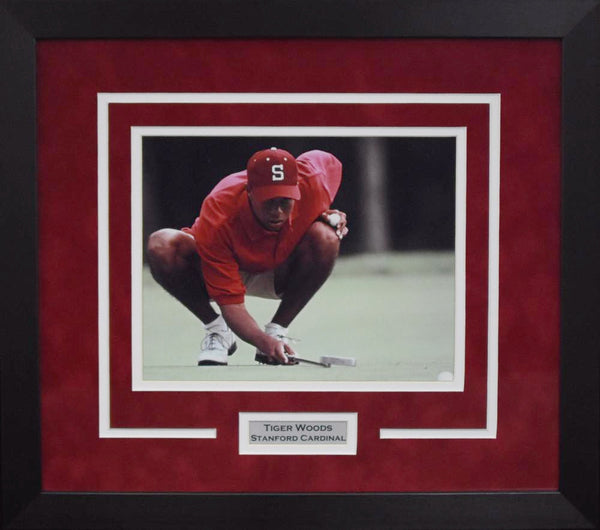 Tiger Woods Stanford Cardinal 8x10 Framed Photograph