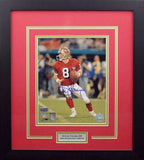 Steve Young Autographed San Francisco 49ers 8x10 Framed Photograph